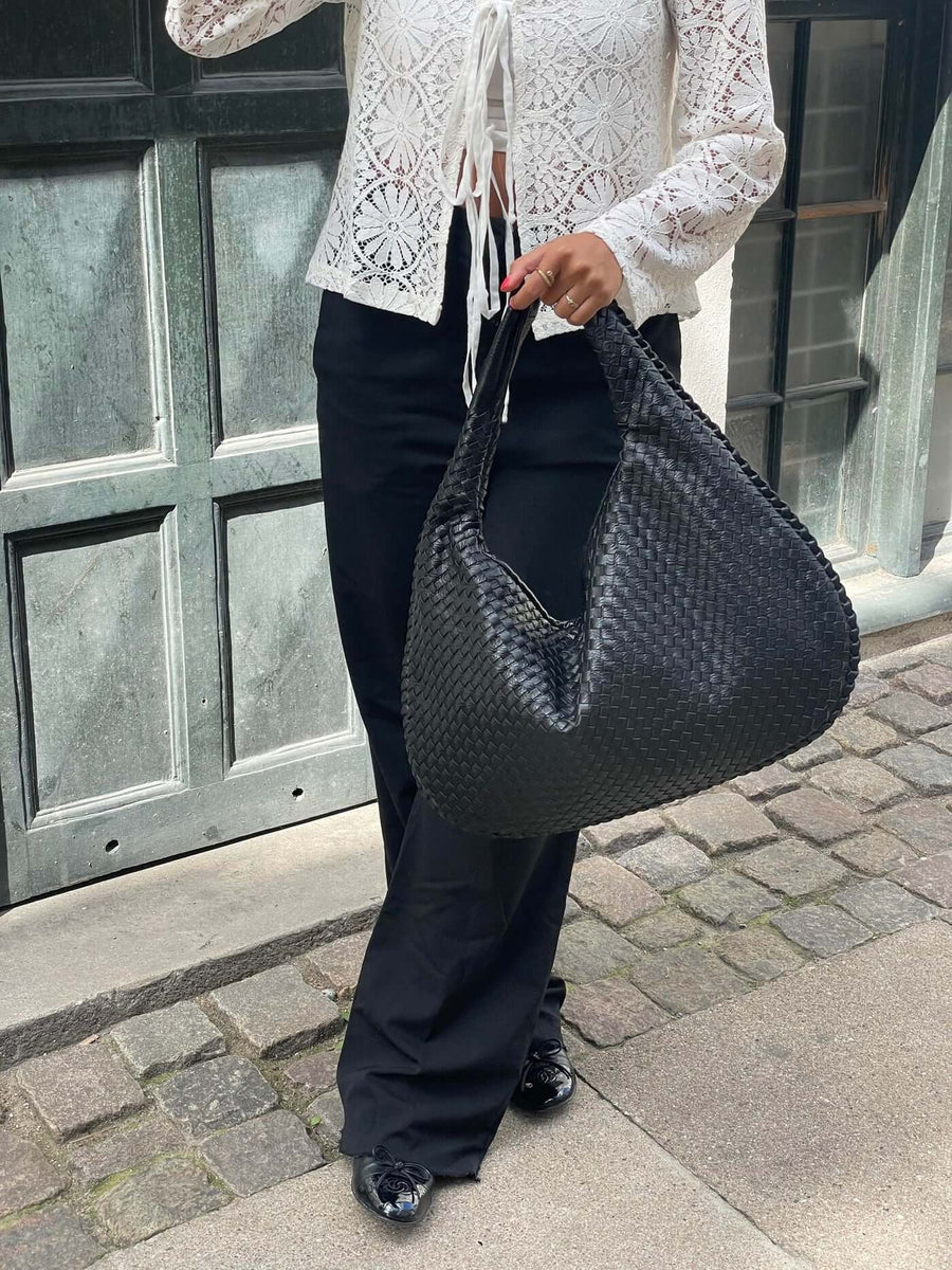 LOE LUNA HOBO 27 BAG IN WARM DESSERT CALFSKIN