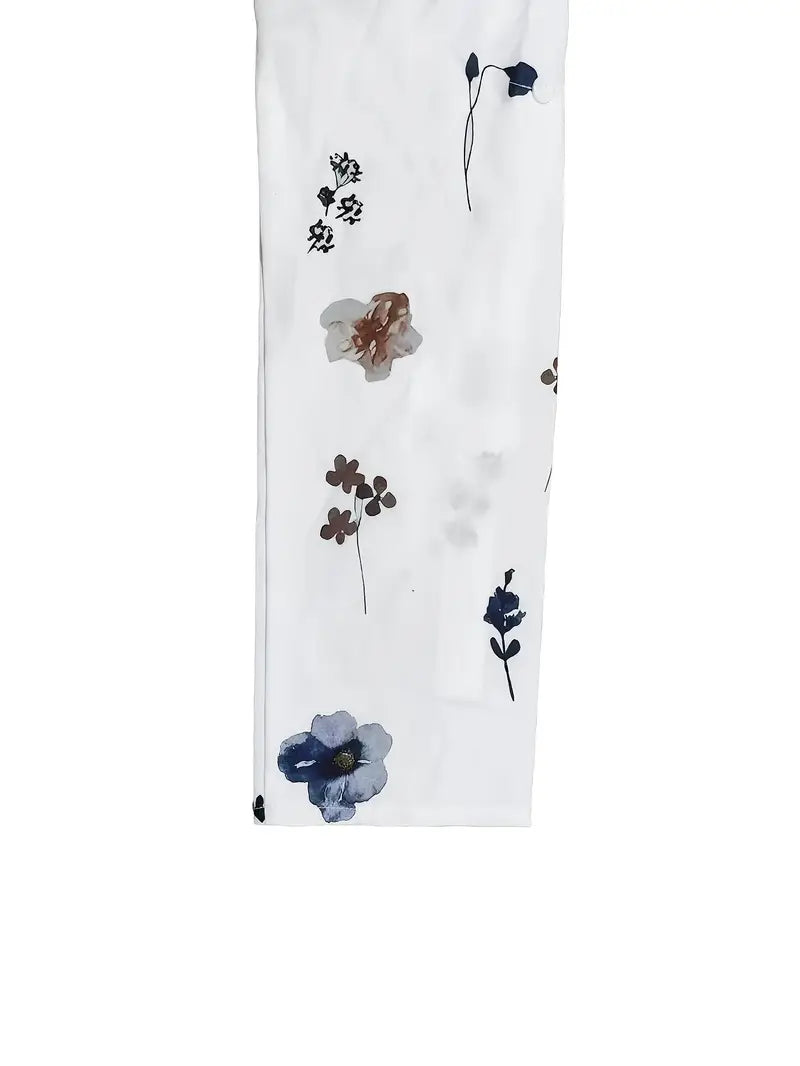 Luna’s Whispers of Bloom Button-Up Mini Dress