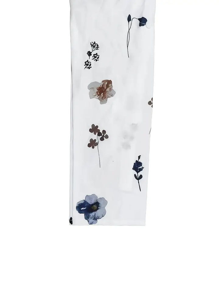Luna’s Whispers of Bloom Button-Up Mini Dress