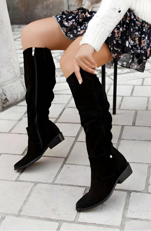 Luna’s Autumn Stroll Slouchy Knee Boots