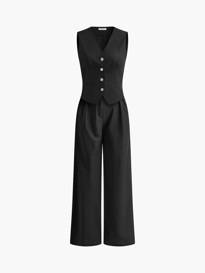 Luna’s Boho Tailored Vest &amp; Trousers Set