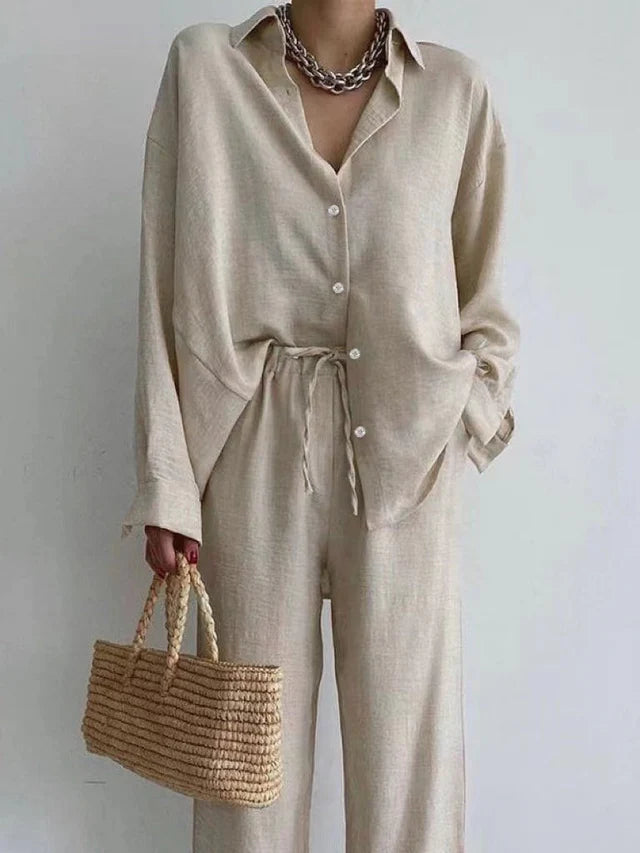 Luna’s Bold Allure Relaxed Two-Piece Set