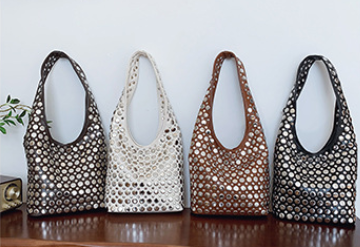Luna’s Bold Allure Studded Shoulder Bag
