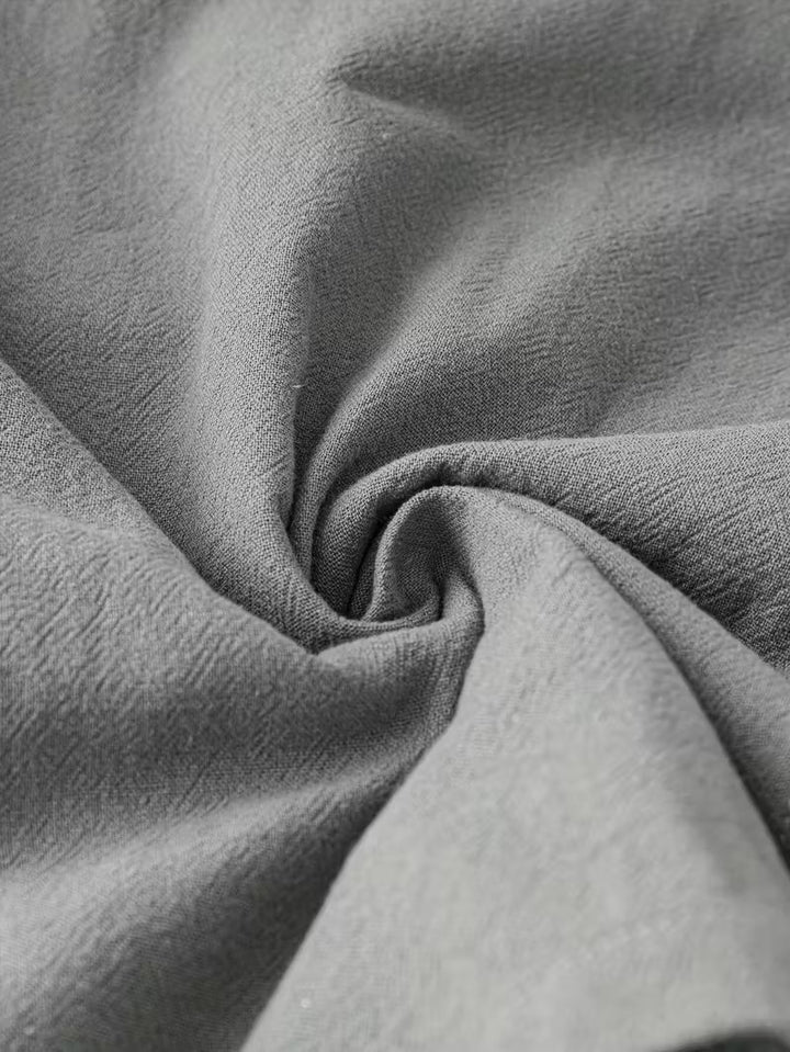 Luna’s Casual Charm Button Detail Summer Dress