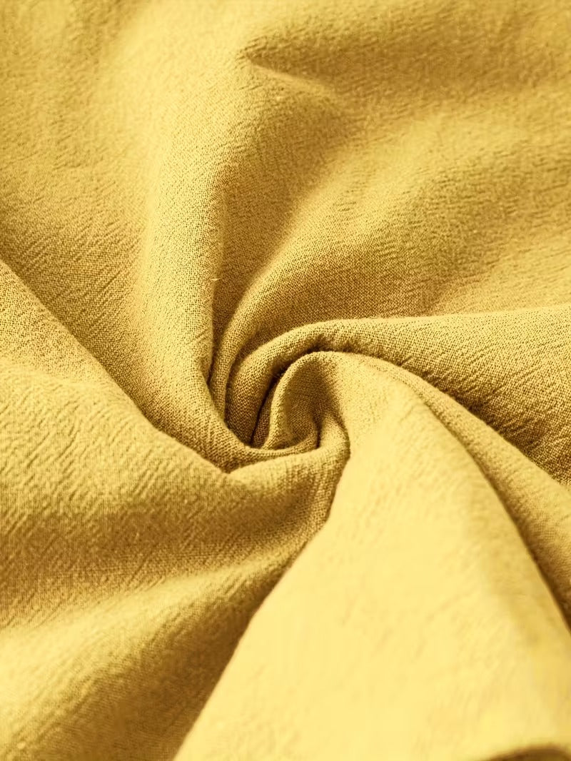 Luna’s Casual Charm Button Detail Summer Dress