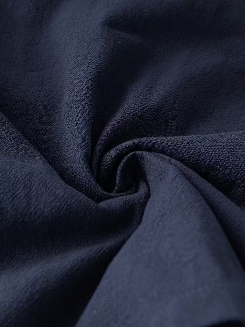 Luna’s Casual Charm Button Detail Summer Dress