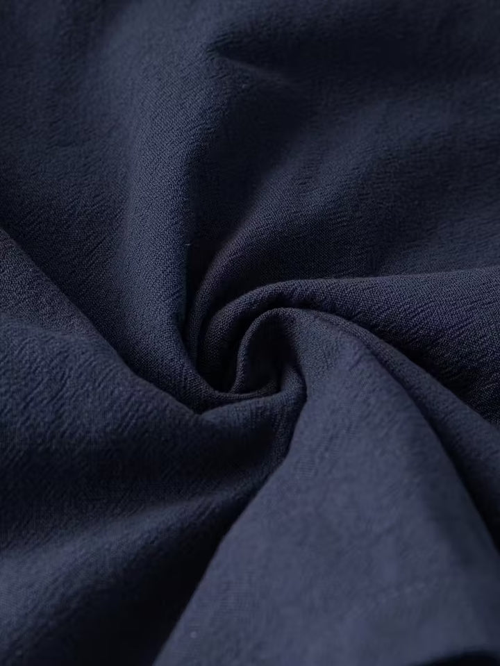Luna’s Casual Charm Button Detail Summer Dress