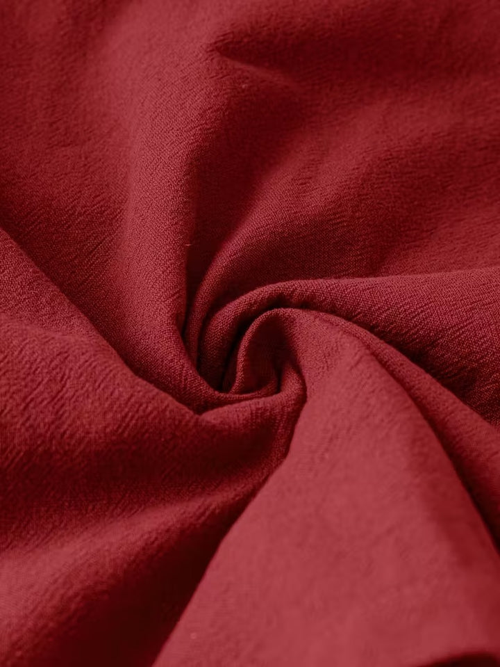 Luna’s Casual Charm Button Detail Summer Dress