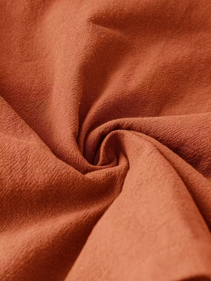 Luna’s Casual Charm Button Detail Summer Dress