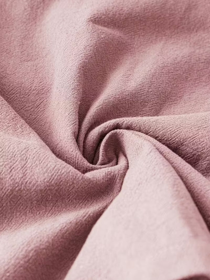 Luna’s Casual Charm Button Detail Summer Dress