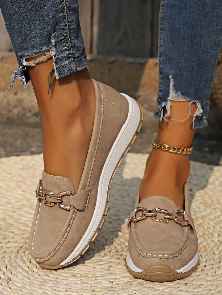 Luna’s Chic Horizon Chain Loafers