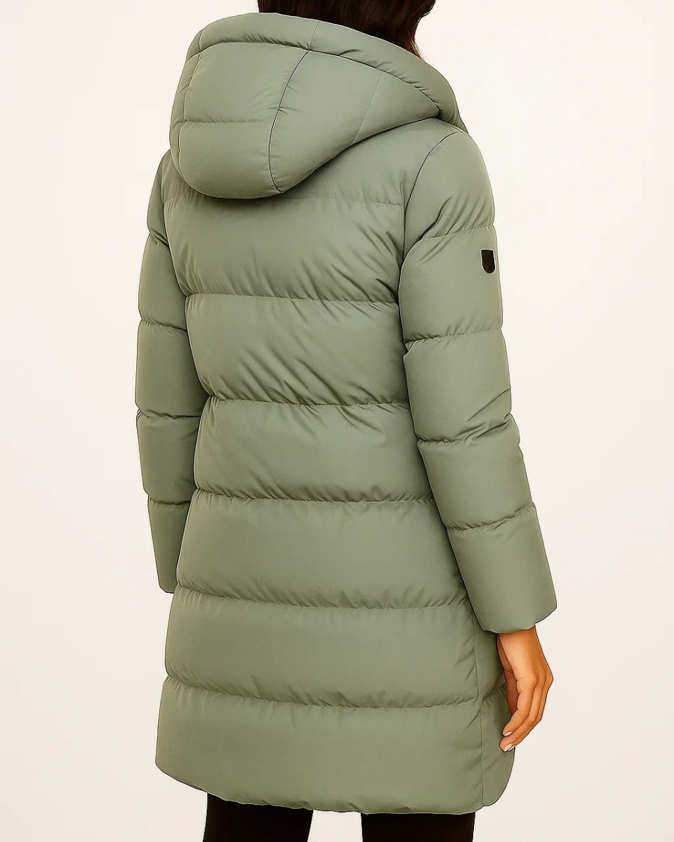 Luna’s Chic Insulated Winter Puffer Jacket Coat