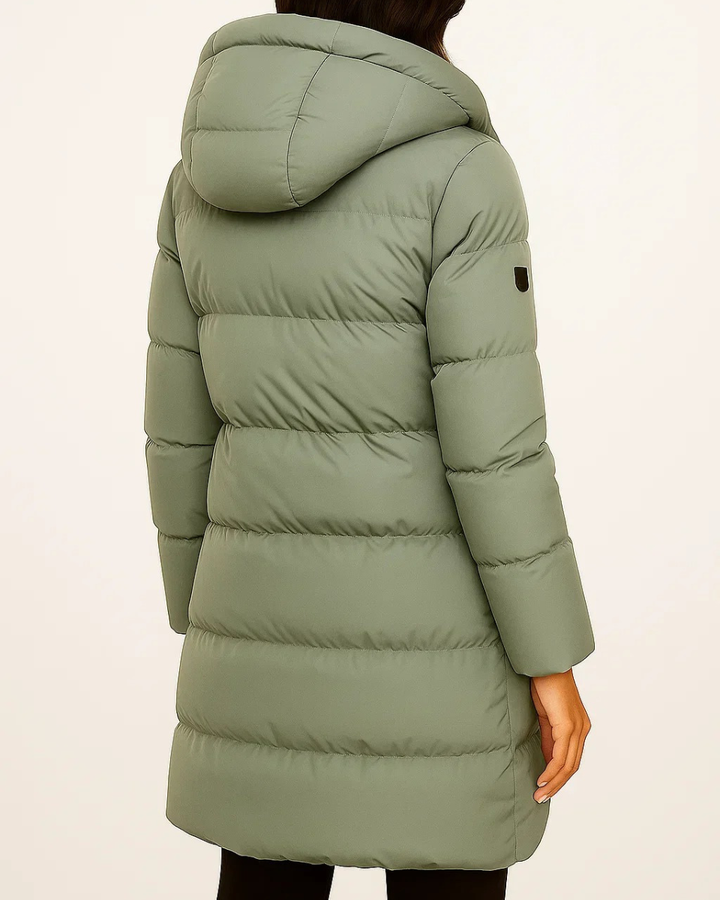 Luna’s Chic Insulated Winter Puffer Jacket Coat