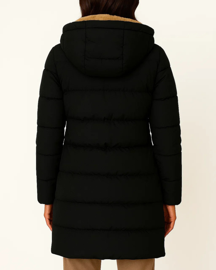 Luna’s Chic Insulated Winter Puffer Jacket Coat