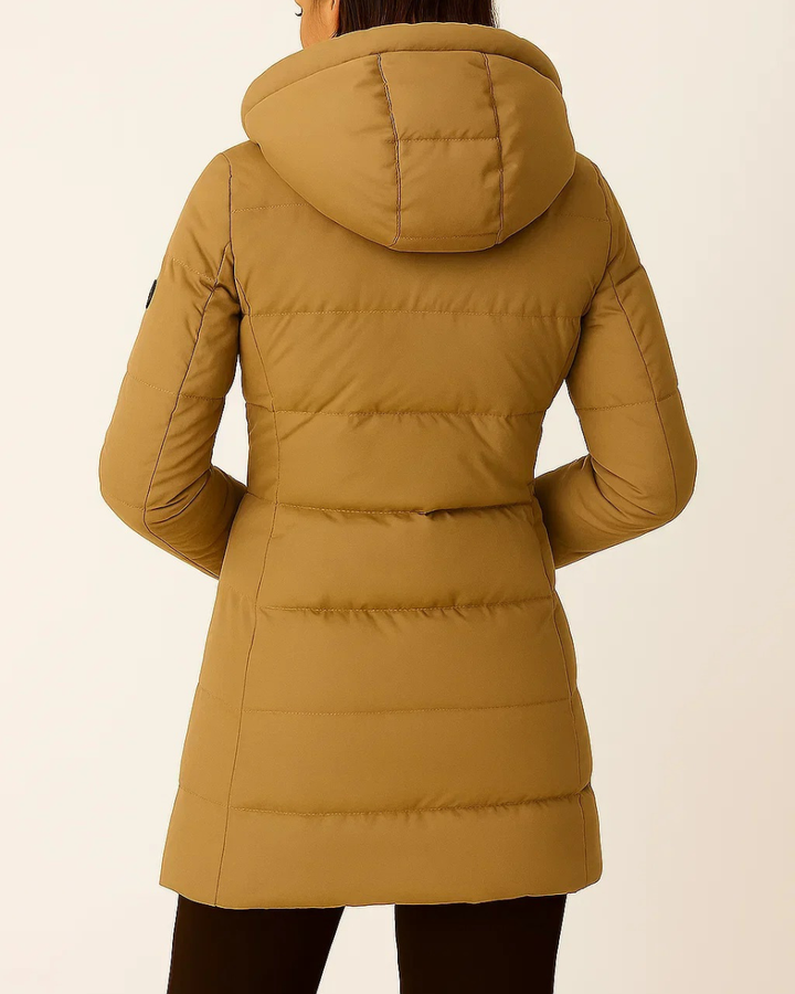 Luna’s Chic Insulated Winter Puffer Jacket Coat