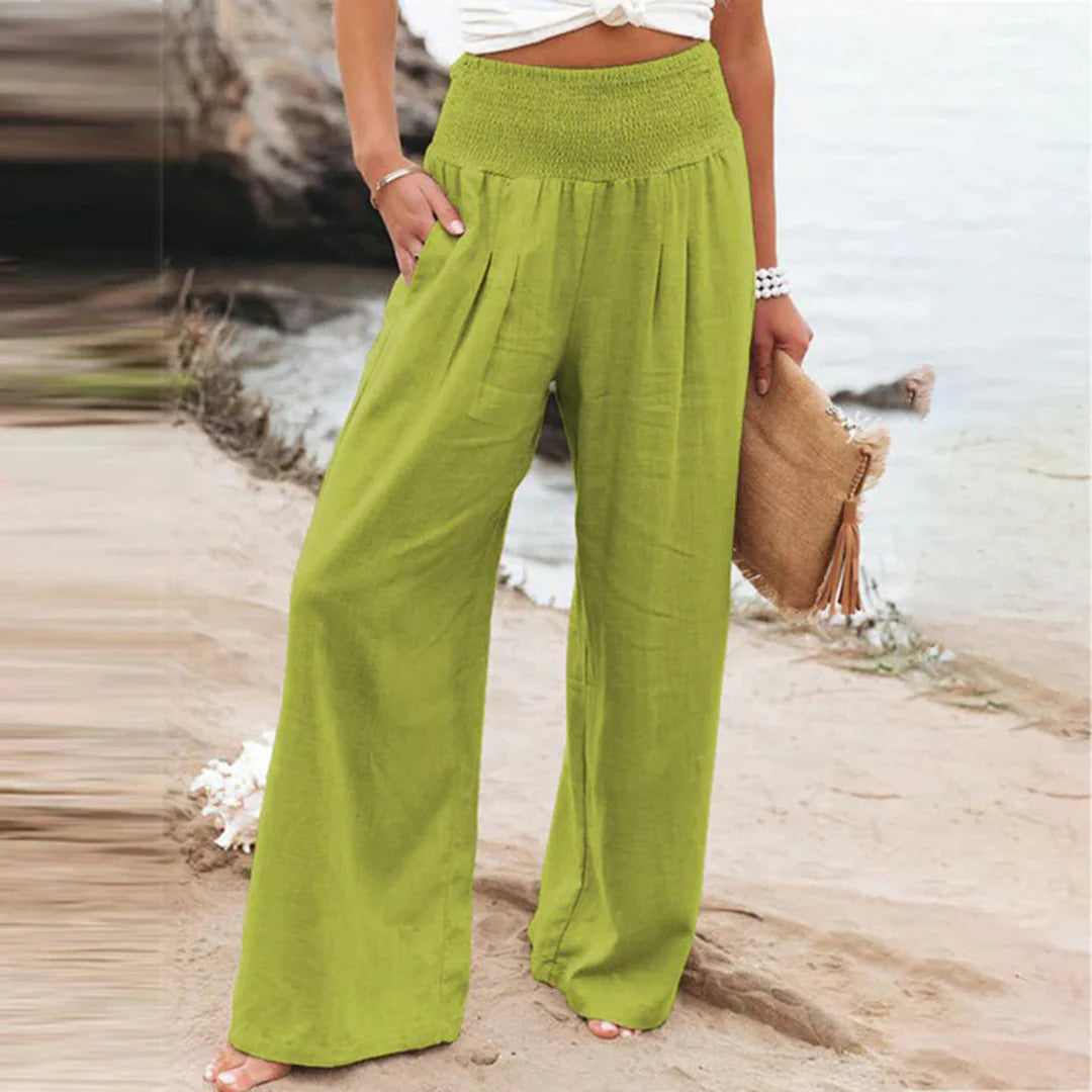 Luna’s Coastal Breeze Wide-Leg Pants
