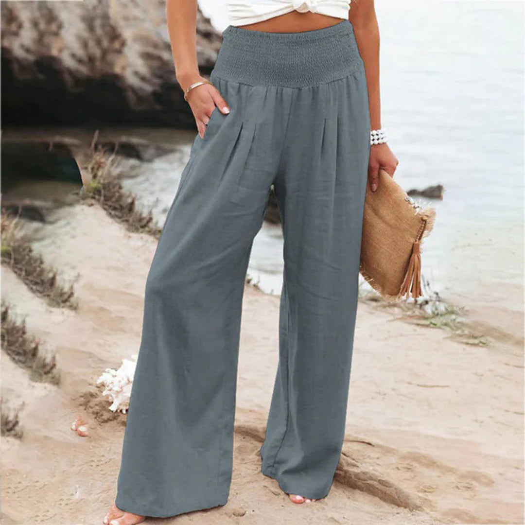 Luna’s Coastal Breeze Wide-Leg Pants