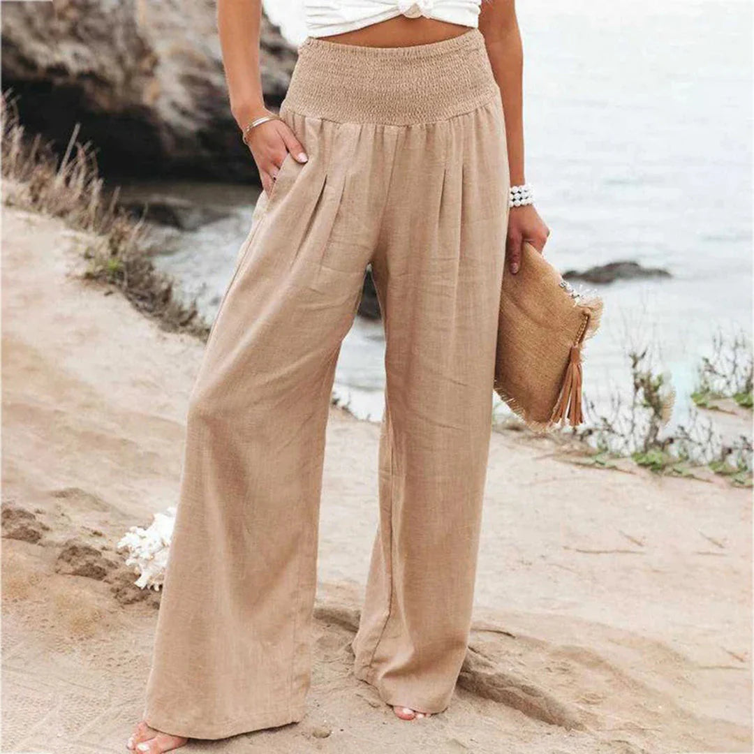 Luna’s Coastal Breeze Wide-Leg Pants