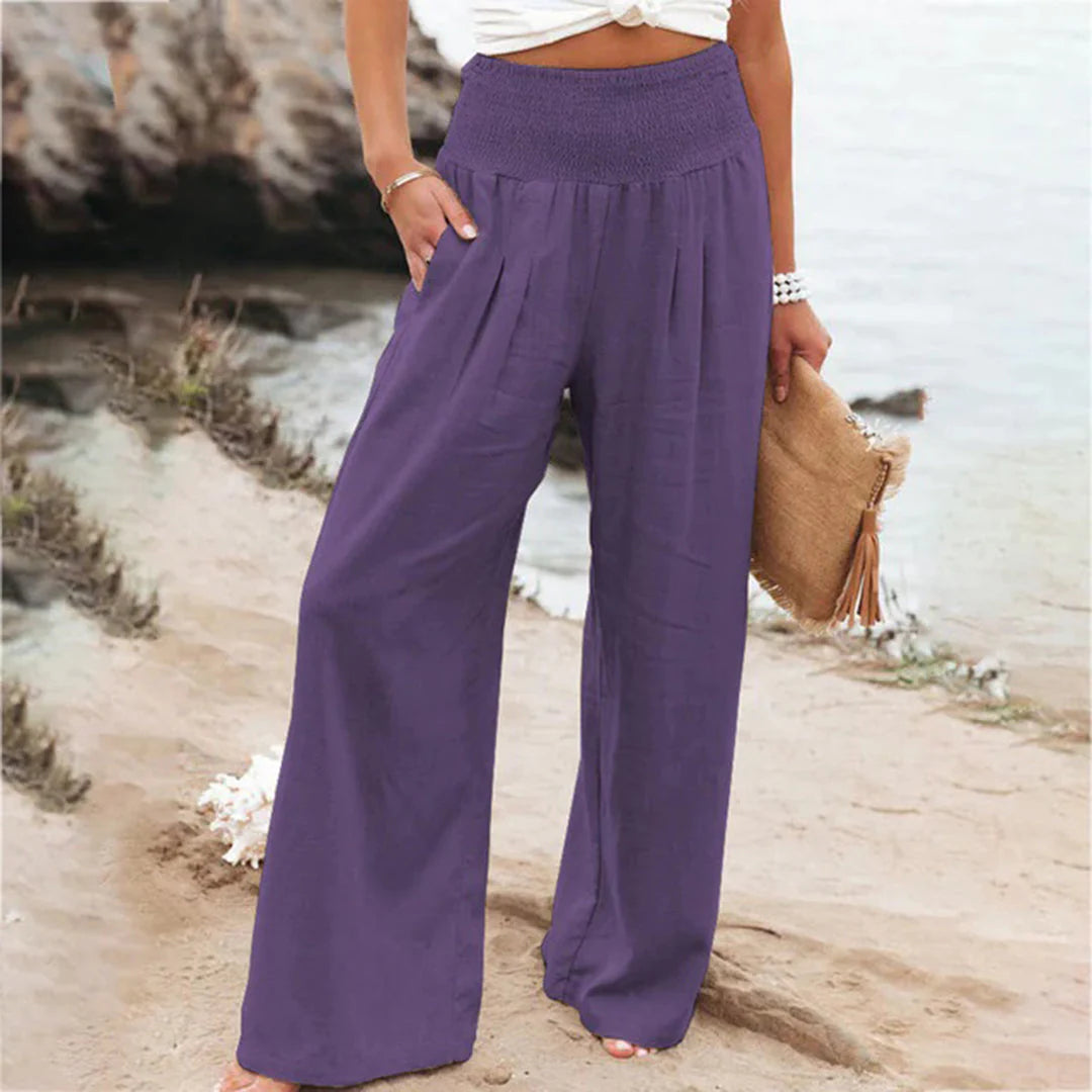 Luna’s Coastal Breeze Wide-Leg Pants