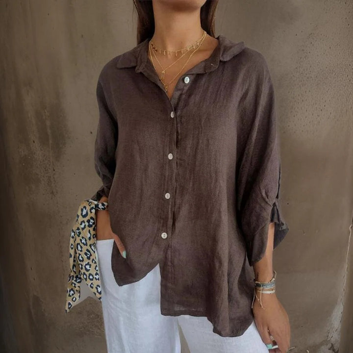 Luna’s Coastal Ease Relaxed Button Shirt