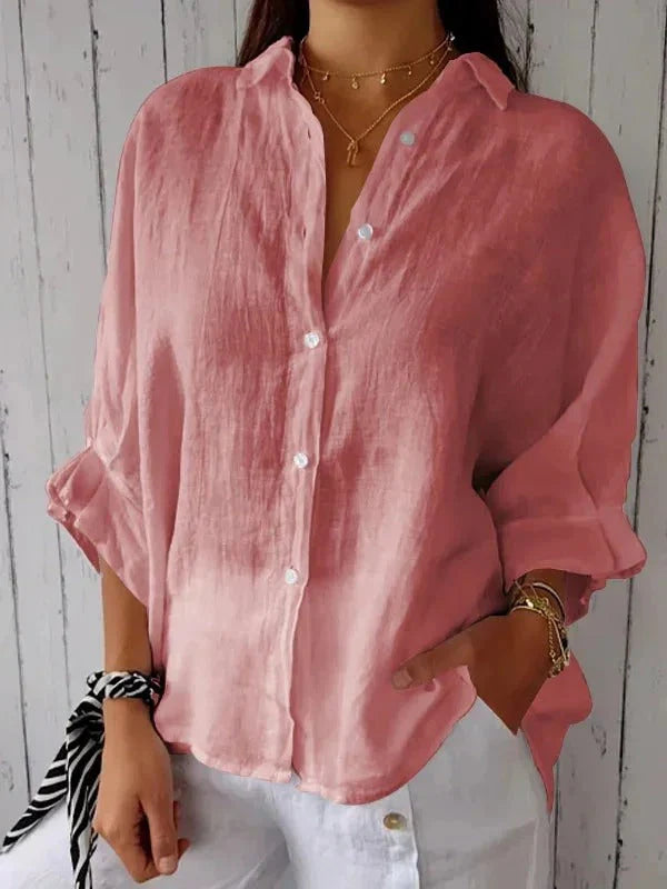 Luna’s Coastal Ease Relaxed Button Shirt