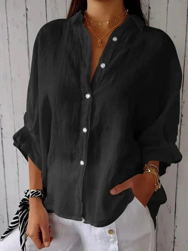 Luna’s Coastal Ease Relaxed Button Shirt