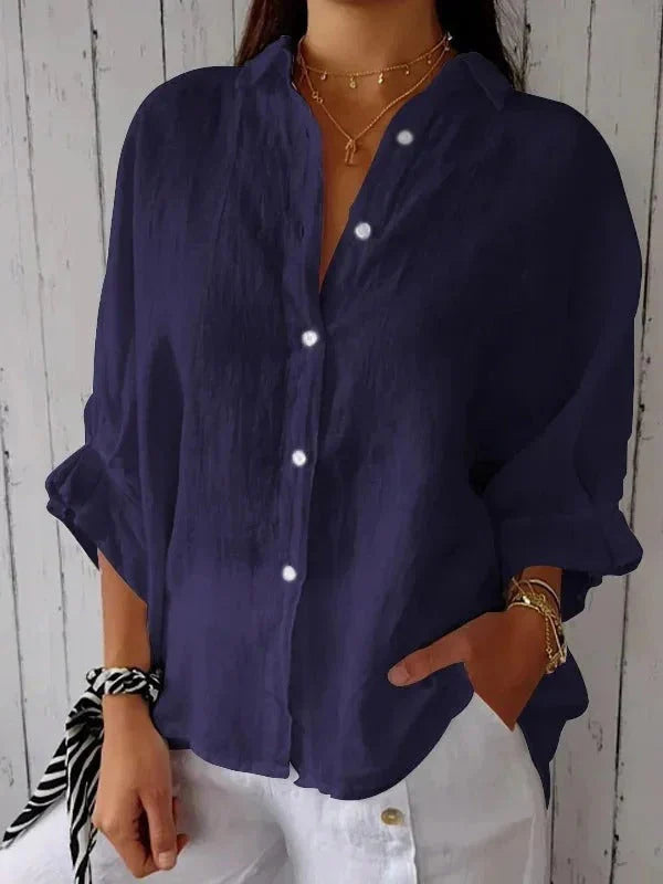 Luna’s Coastal Ease Relaxed Button Shirt