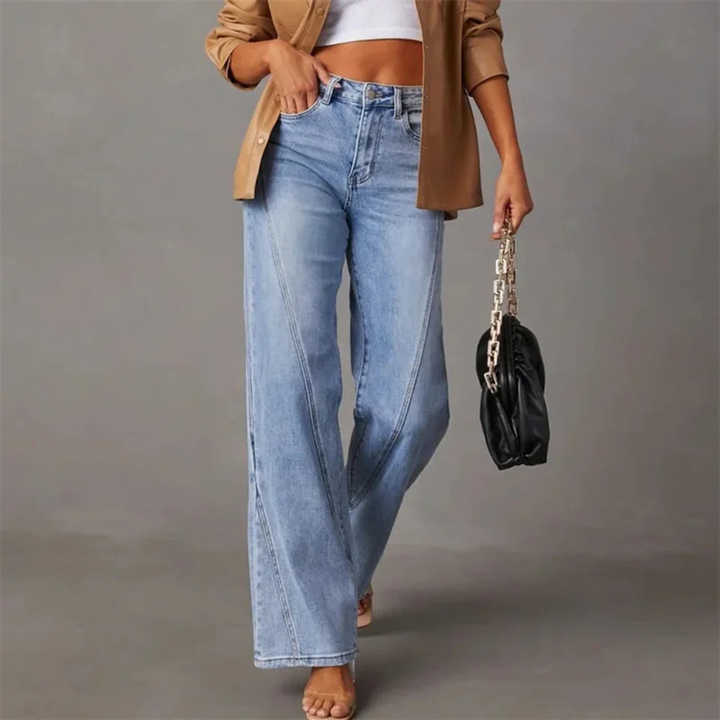 Luna’s Confident Ease Tailored Straight-Leg Jeans
