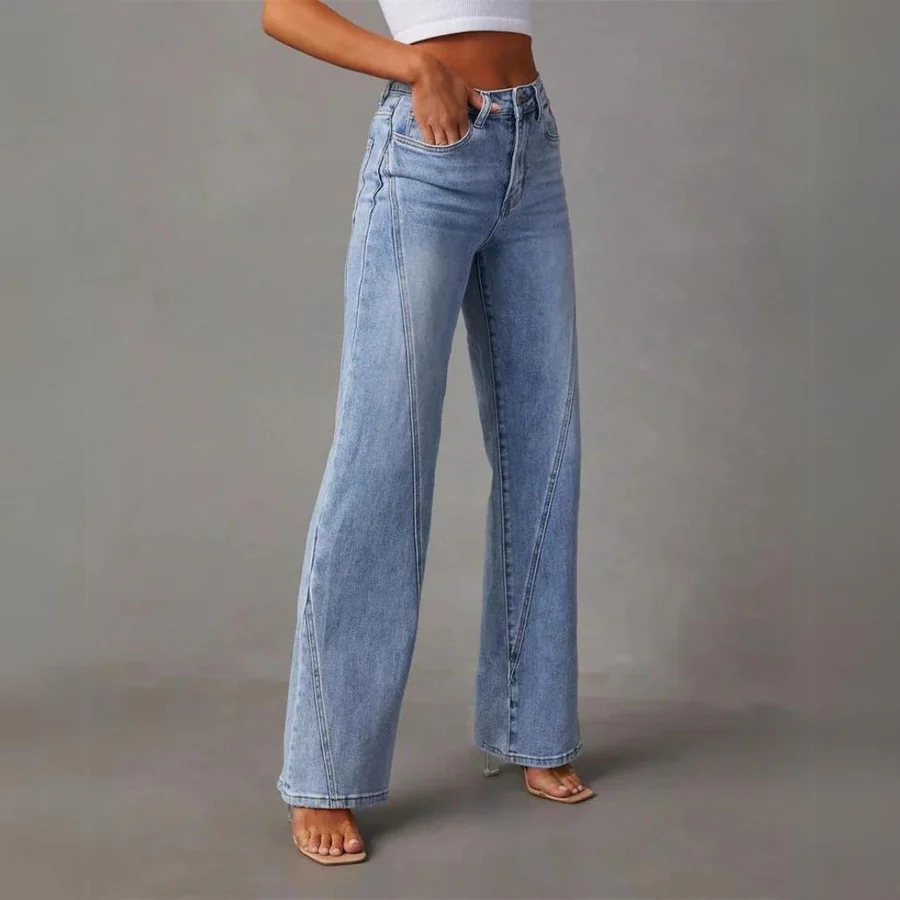 Luna’s Confident Ease Tailored Straight-Leg Jeans