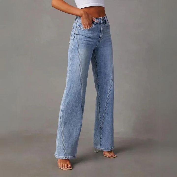 Luna’s Confident Ease Tailored Straight-Leg Jeans