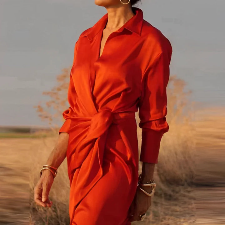 Luna’s Desert Muse Draped Waist Maxi Dress