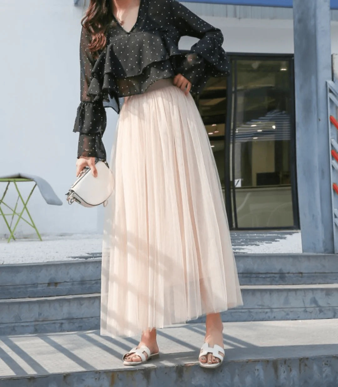 Luna’s Dream Waltz Layered Tulle Maxi Skirt