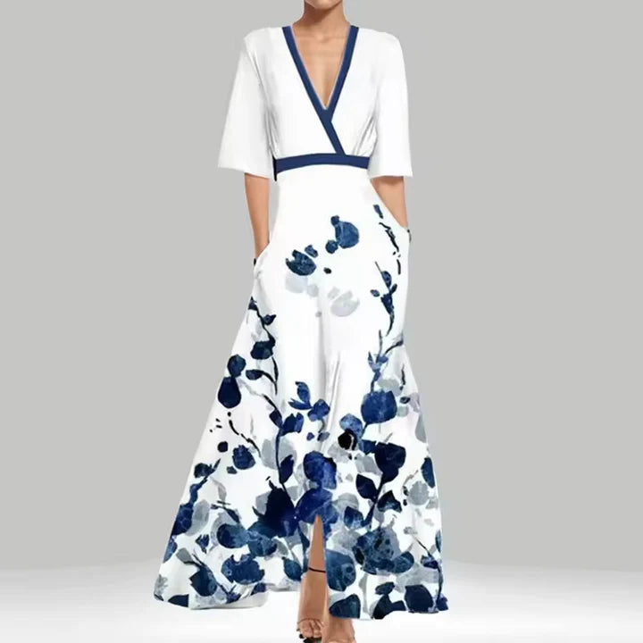 Luna’s Enchanted Bloom Wrap Maxi Dress