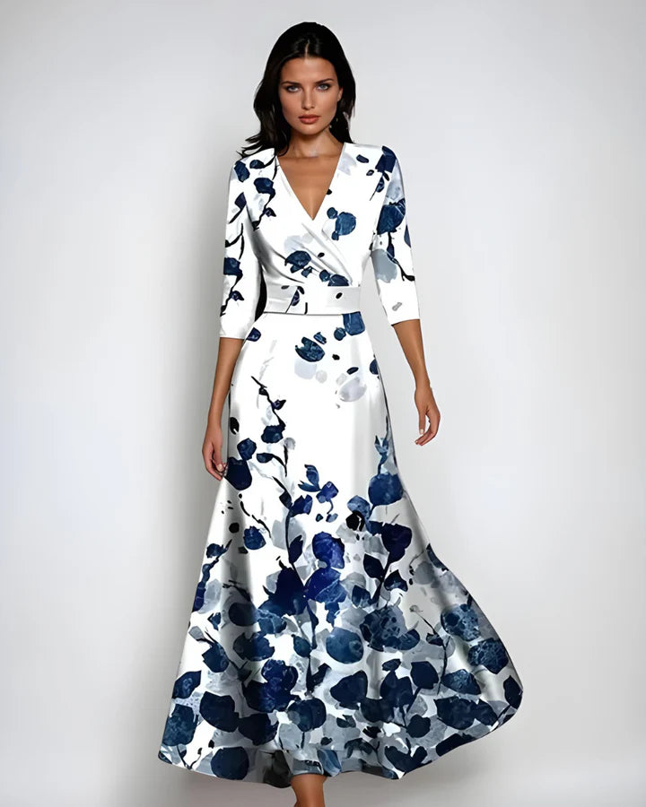 Luna’s Enchanted Bloom Wrap Maxi Dress