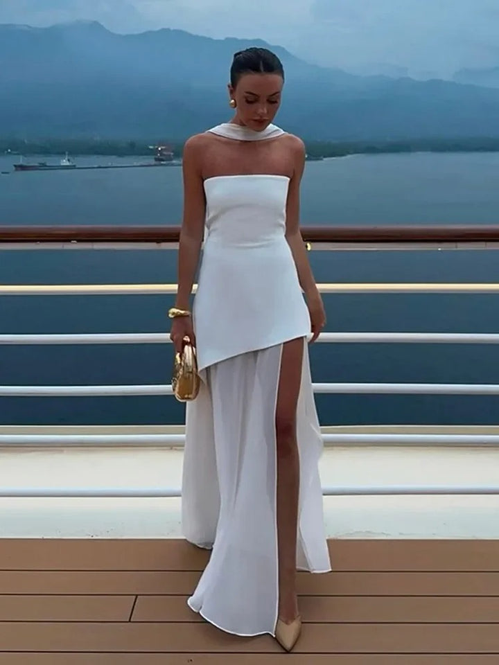 Luna’s Enchanted Motion High-Slit Maxi Dress