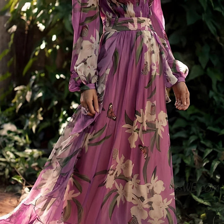 Luna’s Garden Whispers Floral Maxi Dress
