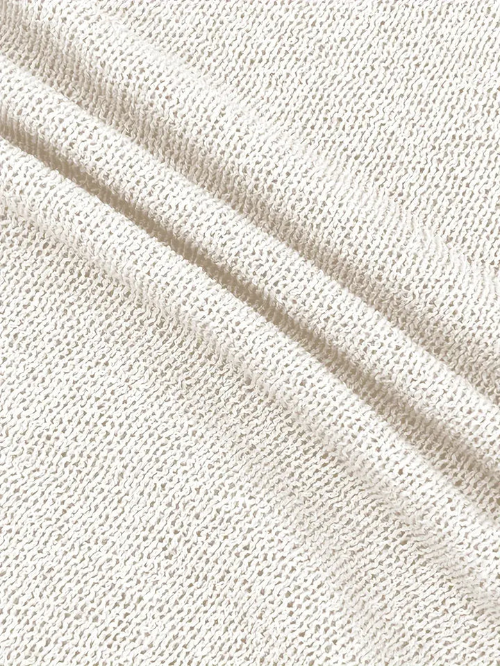Luna’s Golden Allure Ruched Mini Dress