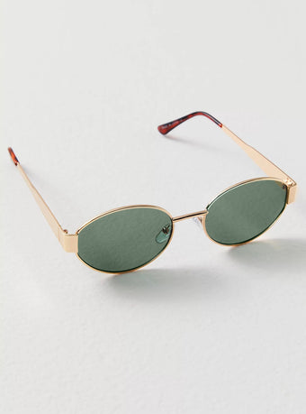 Luna’s Golden Era Oval Sunglasses
