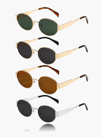 Luna’s Golden Era Oval Sunglasses