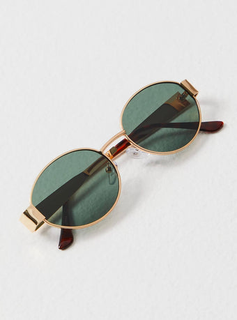 Luna’s Golden Era Oval Sunglasses