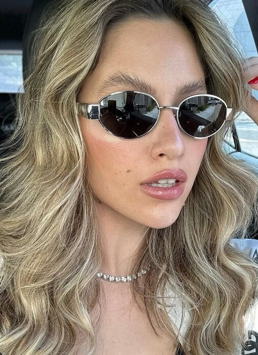 Luna’s Golden Era Oval Sunglasses