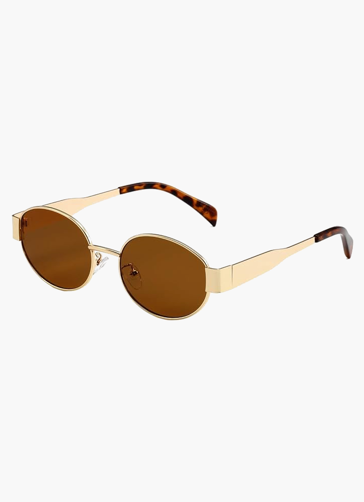 Luna’s Golden Era Oval Sunglasses