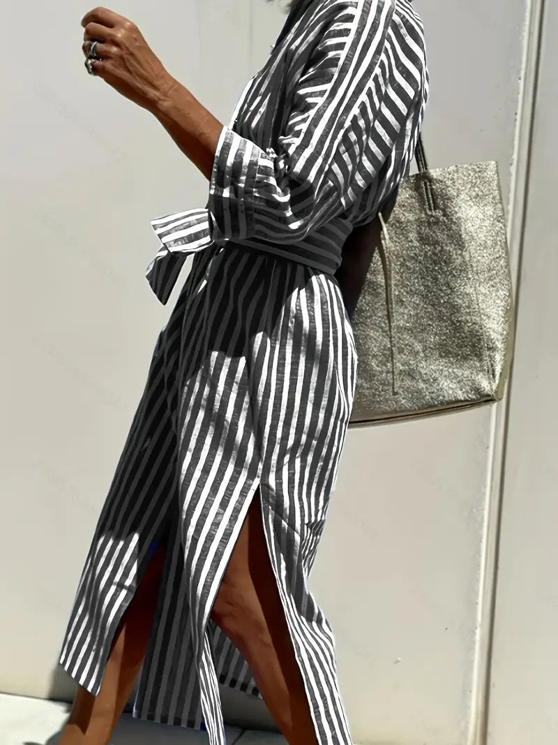 Luna’s Stride Split-Hem Midi Dress