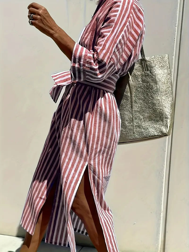 Luna’s Stride Split-Hem Midi Dress