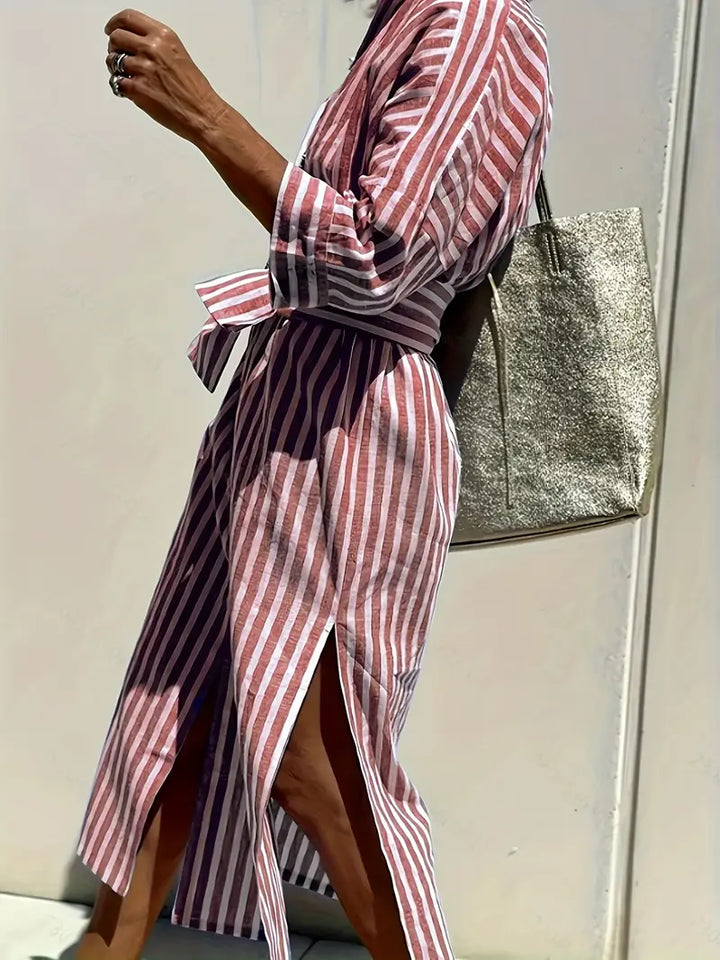 Luna’s Stride Split-Hem Midi Dress