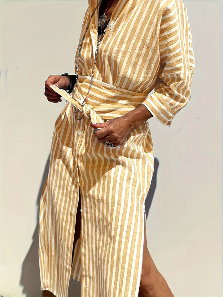 Luna’s Stride Split-Hem Midi Dress