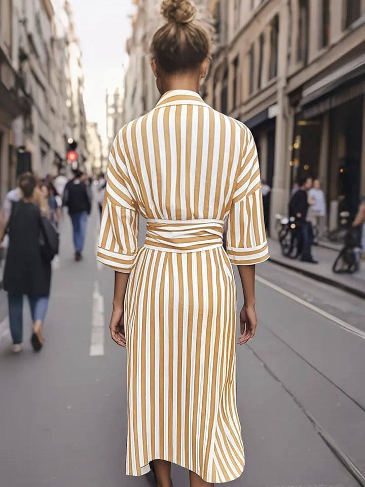 Luna’s Stride Split-Hem Midi Dress