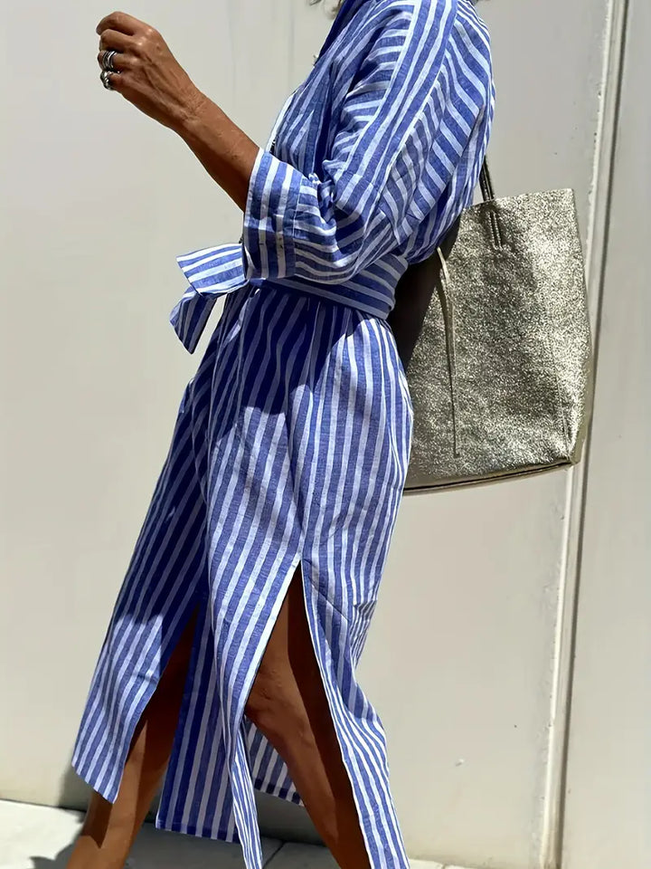 Luna’s Stride Split-Hem Midi Dress