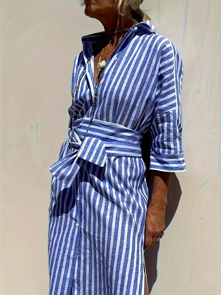 Luna’s Stride Split-Hem Midi Dress