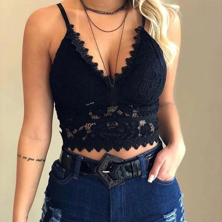 Luna’s Midnight Muse Lace Corset Top